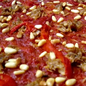 Coca de tomate