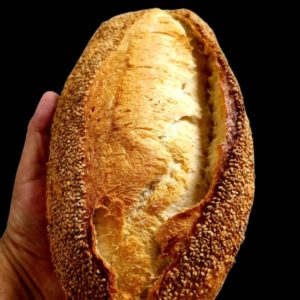 Pan tritordeum 100% harina tritordeum.