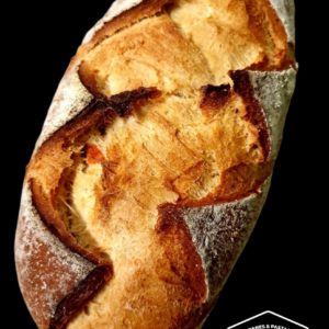 Pan del "Maestrat" 10% tomate 1% pimiento 2% romero